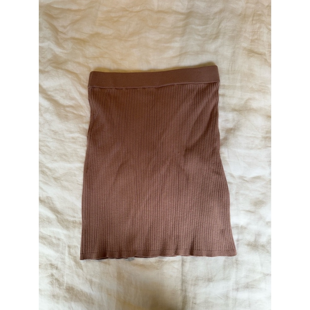 Aritzia Wilfred Ribbed Two Piece Dress in Mauve - Picture 6 of 7